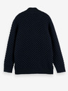 Scotch & Soda Tmavomodrý pánsky sveter Scotch & Soda