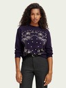 Scotch & Soda Fialová dámska mikina Scotch & Soda