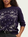 Scotch & Soda Fialová dámska mikina Scotch & Soda