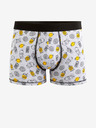 Celio Svetlosivé pánske vzorované šortky Celio The Simpsons