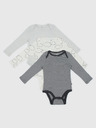 GAP Baby body s dlhým rukávom, 3 ks GAP