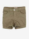 ONLY Khaki Dievčenské džínsové šortky ONLY Amazing