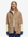 Scotch & Soda Svetlohnedá pánska parka s kapucňou Scotch & Soda
