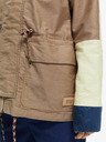 Scotch & Soda Svetlohnedá pánska parka s kapucňou Scotch & Soda