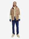Scotch & Soda Svetlohnedá pánska parka s kapucňou Scotch & Soda