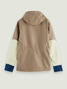 Scotch & Soda Svetlohnedá pánska parka s kapucňou Scotch & Soda