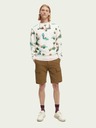 Scotch & Soda Béžová pánska vzorovaná mikina Scotch & Soda