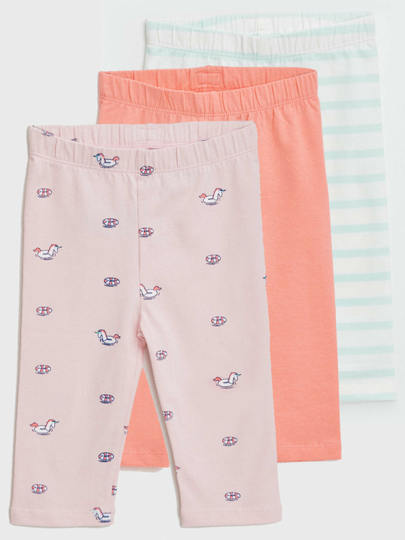 GAP Baby legíny so vzorom, 3 ks GAP