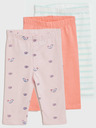 GAP Baby legíny so vzorom, 3 ks GAP