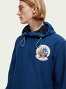 Scotch & Soda Tmavomodrá pánska mikina Scotch & Soda
