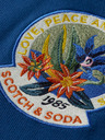 Scotch & Soda Tmavomodrá pánska mikina Scotch & Soda