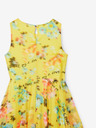 Desigual Desigual Gardenia Yellow Dievčenské kvetinové šaty