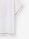 Desigual Biele dievčenské tričko Desigual Pink Panther