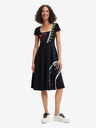 Desigual Čierne Desigual Lisa dámske šaty