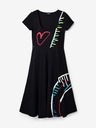 Desigual Čierne Desigual Lisa dámske šaty