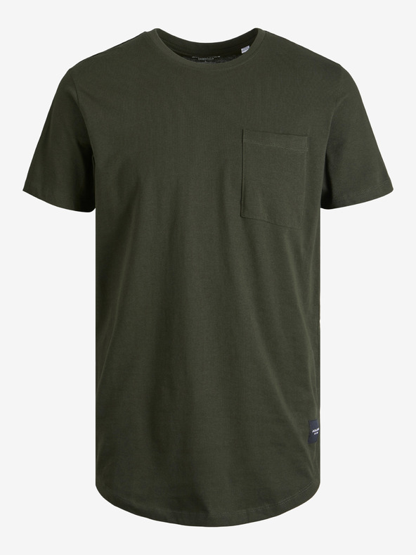 Jack & Jones Tmavozelená pánska košeľa Jack & Jones Noa