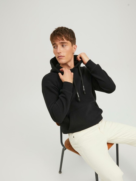 Jack & Jones Čierna mikina Jack & Jones Eking