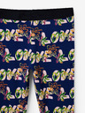 Desigual Tmavomodré dievčenské vzorované legíny Desigual Garden