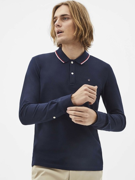 Celio Tmavomodrá pánska polokošeľa Celio Necetwoml