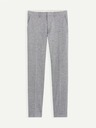 Celio Šedé pánske chino nohavice Celio Bosi