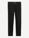 Celio Čierne pánske džínsy Celio regular fit