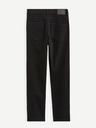 Celio Čierne pánske džínsy Celio regular fit