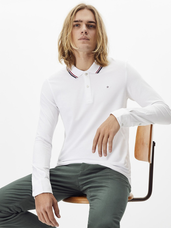Celio Biela pánska polokošeľa Celio Necetwoml