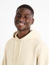 Celio Béžová pánska mikina Celio Tehoodie