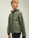 Jack & Jones Khaki Jack & Jones Classic Waffle Ľahká chlapčenská bunda s kapucňou Jack & Jones