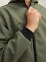 Jack & Jones Khaki Jack & Jones Classic Waffle Ľahká chlapčenská bunda s kapucňou Jack & Jones