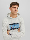 Jack & Jones Svetlošedá pánska opálená mikina Jack & Jones Josh