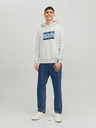 Jack & Jones Svetlošedá pánska opálená mikina Jack & Jones Josh