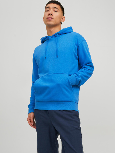Jack & Jones Modrá pánska základná mikina Jack & Jones Star