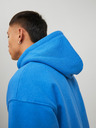 Jack & Jones Modrá pánska základná mikina Jack & Jones Star