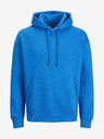 Jack & Jones Modrá pánska základná mikina Jack & Jones Star