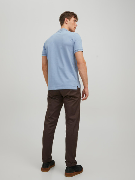 Jack & Jones Svetlomodrá pánska polokošeľa Jack & Jones Archie