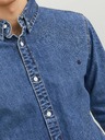 Jack & Jones Modrá pánska džínsová košeľa Jack & Jones Felix