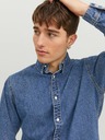 Jack & Jones Modrá pánska džínsová košeľa Jack & Jones Felix