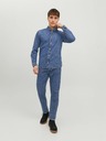 Jack & Jones Modrá pánska džínsová košeľa Jack & Jones Felix