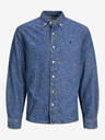 Jack & Jones Modrá pánska džínsová košeľa Jack & Jones Felix