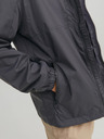 Jack & Jones Čierna pánska ľahká bunda Jack & Jones Filo s kapucňou