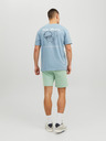 Jack & Jones Svetlozelené pánske tepláky Jack & Jones New Basic