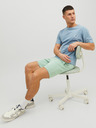Jack & Jones Svetlozelené pánske tepláky Jack & Jones New Basic
