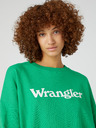 Wrangler Zelená dámska mikina Wrangler