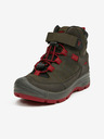 Keen Khaki dievčenská outdoorová kožená členková obuv Keen Redwood Mid