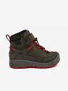 Keen Khaki dievčenská outdoorová kožená členková obuv Keen Redwood Mid