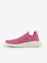 Geox Ružové dievčenské slip on tenisky Geox