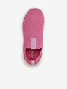 Geox Ružové dievčenské slip on tenisky Geox