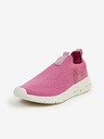 Geox Ružové dievčenské slip on tenisky Geox