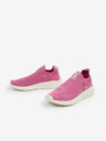 Geox Ružové dievčenské slip on tenisky Geox